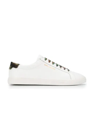 Saint Laurent Andy Leisure Sports Shoes In White