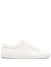 Saint Laurent Gym Low Logo-print Leather Sneakers In White