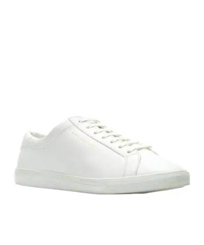 Saint Laurent Andy Low-top Sneakers In White