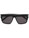 Saint Laurent Square-frame Sunglasses In Gray