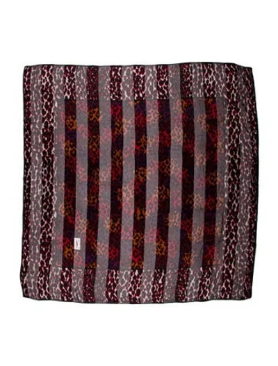 Pre-owned Saint Laurent Animal Print Scarf In Multi