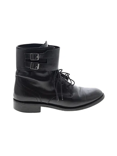 Pre-owned Saint Laurent Ankle Boots In Black