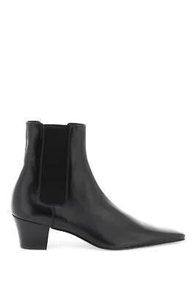 Pre-owned Saint Laurent Ankle Boots Chelsea Rainer Leather Man Sz.9 Eu.42 776885aac4p 1000 In Black