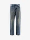 Saint Laurent 90s Slim Ankle Trousers Belt Loops In Multi