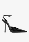 Saint Laurent Anouk Ankle Strap Pump In Black