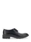 Saint Laurent Derby Antoine In Pelle Liscia In Black