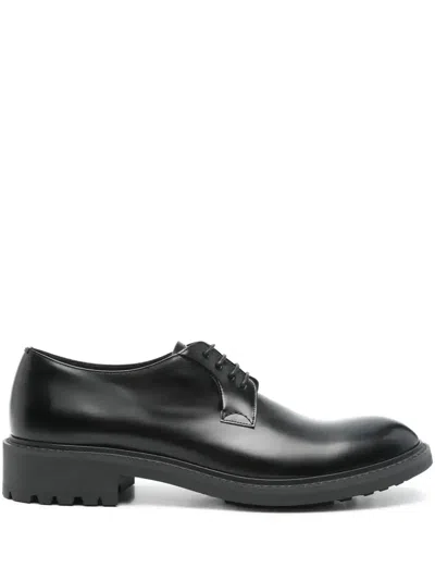 Saint Laurent Antoine Derby Shoes In Black