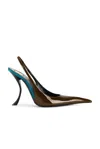 Saint Laurent Apolline Slingback Pump In Black