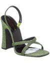 Saint Laurent Arancha 110 Heeled Sandals In Green