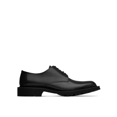 Saint Laurent Army Leather Derbies In Black
