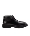 Saint Laurent Arno Lace-up Ankle Boots In Black