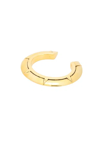 Saint Laurent Art Deco Bracelet In Gold