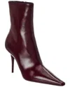 Saint Laurent Ashley 90 Leather Boot In Red