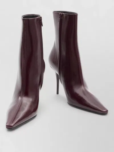 Saint Laurent Ashley Ankle Boots Pointed Toe Stiletto