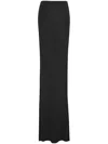 Saint Laurent Rock Mit Asymmetrischem Saum In Black