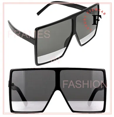 Pre-owned Saint Laurent Authentic Betty Wave 183 Sl183 Black Silver Line 005 Sunglasses