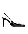 Saint Laurent Avenue 105mm Pointed Pumps In Black
