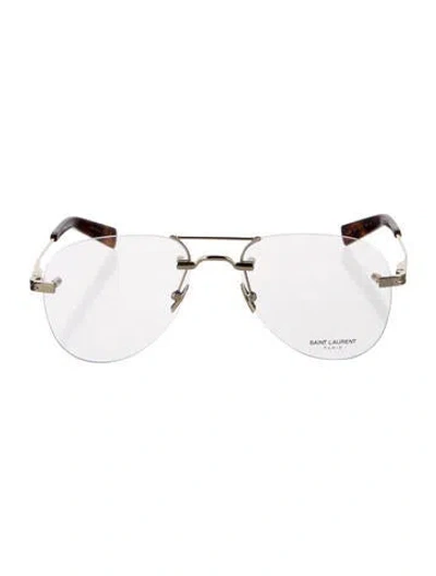 Pre-owned Saint Laurent Aviator Eyeglasses In Multi