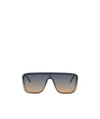 Saint Laurent Aviator Gradient Sunglasses In Gray
