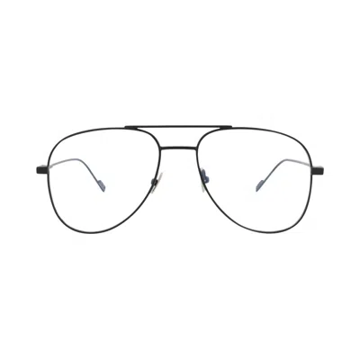 Pre-owned Saint Laurent Aviator Optical Glasses 'black/transparent' | Men's Size Onesize