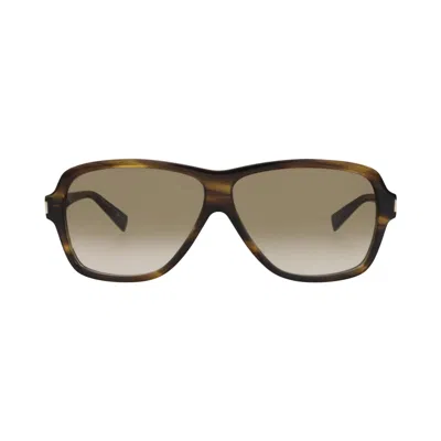 Pre-owned Saint Laurent Aviator Sunglasses 'havana/brown' | Men's Size Onesize