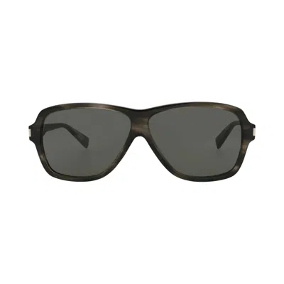 Pre-owned Saint Laurent Aviator Sunglasses 'havana/grey' | Brown | Men's Size Onesize