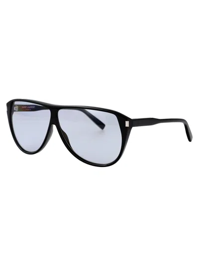 Saint Laurent Aviator Sunglasses Sl 731 Gaspar 001 In Black