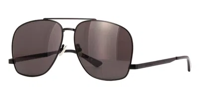 Pre-owned Saint Laurent Aviator Sunglassesleon002)(sl In Black/black (sl/653