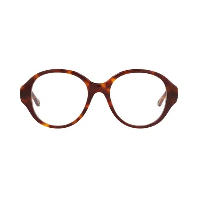 Pre-owned Saint Laurent Aviator-frame Metal Optical Frames 'gold Gold Transparent' | Men's Size Onesize