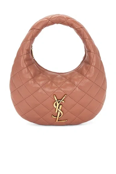 Saint Laurent Baby Icare Hobo Bag In Pink
