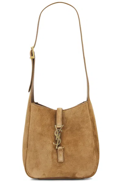 Saint Laurent Baby Le 5 A 7 Bag In Golden Leaf