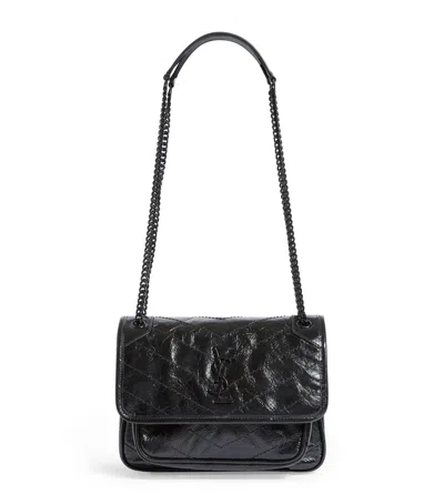 Saint Laurent Baby Niki Shoulder Bag In Black