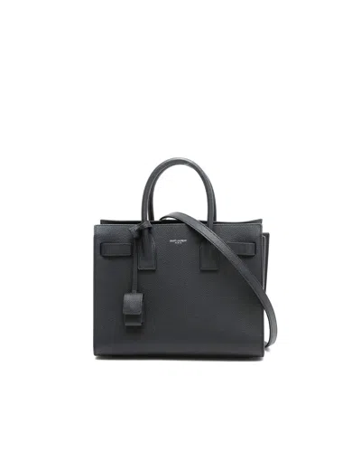 Saint Laurent Baby Sac De Jour Bag In Black