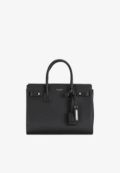 Saint Laurent Baby Sac De Jour Tote Bag In Black