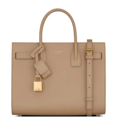 Saint Laurent Baby Sac De Jour Tote Bag In Neutral