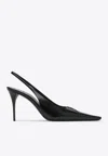Saint Laurent Black Babylone Breteuil Pumps In Smooth Leather In Black