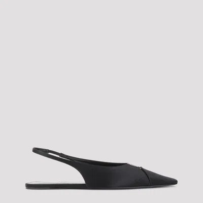Saint Laurent Babylone 00 Sandal In Nero
