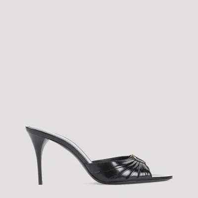 Saint Laurent Babylone 90 Sandals In Black