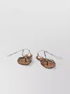 Saint Laurent Ankle Strap Babylone Flat Sandals Shoes In Brown