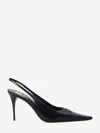 Saint Laurent Babylone Breteuil Open Back Pump In Smooth Leather