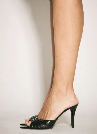 SAINT LAURENT BABYLONE HEELED MULES