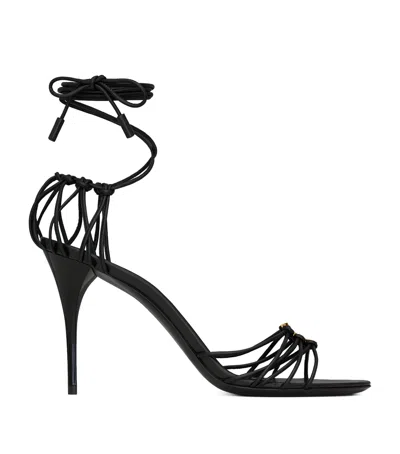 SAINT LAURENT BABYLONE HEELED SANDALS 90