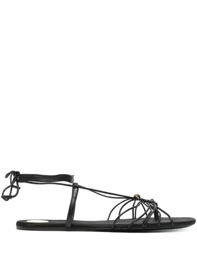 Saint Laurent Babylone Leather Sandals