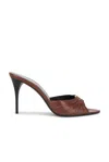 Saint Laurent Leather Mule Babylon Stiletto Heel