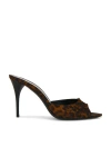 Saint Laurent Babylone Sandal Mule In Multi