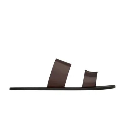 Pre-owned Saint Laurent Babylone Slide 'ultra Dark Brown' | Men's Size 45