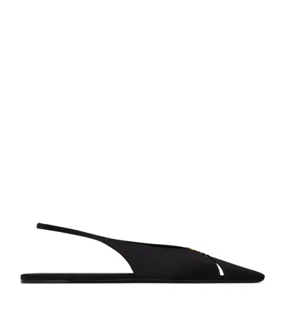 SAINT LAURENT BABYLONE SLINGBACK FLATS