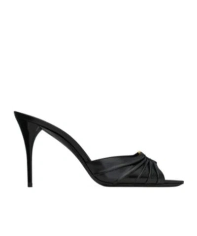 SAINT LAURENT SAINT LAURENT BABYLONE OPEN TOE MULES