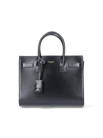 Saint Laurent Baby 'sac De Jour' Bag In Black  