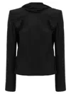 SAINT LAURENT SAINT LAURENT BACK NECKLINE TOP